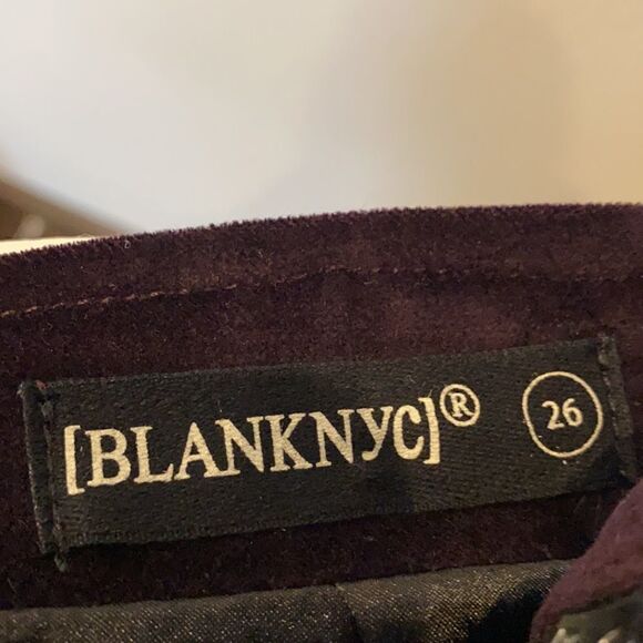 BlankNYC Suede Purple Mini Skirt - Picture 2 of 3